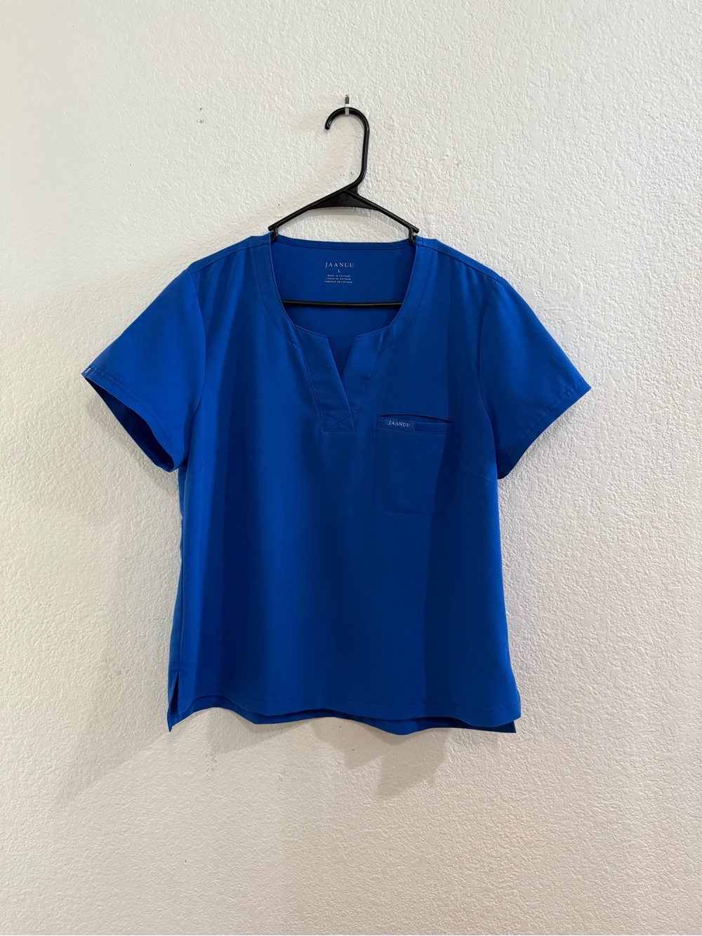 Jaanuu Royal Blue Scrub Top Uniform